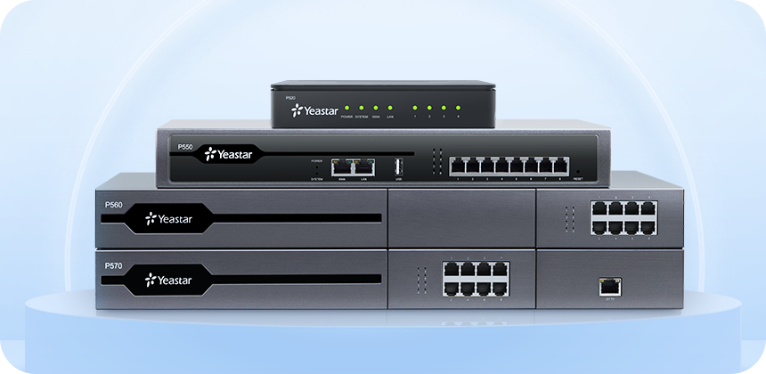 Yeastar P-Series phone system range — P520, P550, P560 and P570